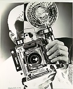 [Portrait/Self-Portrait with Speed Graphic Camera]