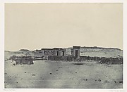 Nubie. Temple et Village de Débôd. Parembole de l'itinéraire d'Antonin