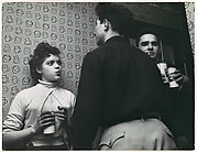 [Young Woman and Two Men with Cans of Rheingold Beer in Apartment: From 