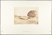 Profile du grande Sphinx, pris du Sud
