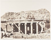 Ile de Fîleh (Philæ), Colonnade Occidentale - Ruines Vues du Point L