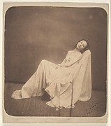 [Seated Model, Partially Draped]