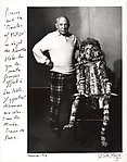 [Picasso with a Sculpture from the New Hebrides, Given to Him by Matisse, Cannes]