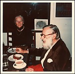[Walker Evans and Mary Knollenberg at Dinner Table, Old Lyme, Connecticut]