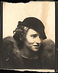 [Photobooth Portrait of Jane Evans Brewer]