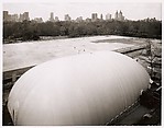 [Renovations at the Metropolitan Museum as seen from the roof]