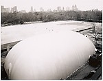 [Renovations at the Metropolitan Museum as seen from the roof]