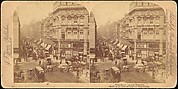 [Group of 3 Stereograph Views of Fleet Street, London, England]