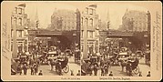 [Group of 4 Stereograph Views of Ludgate Hill, London, England]