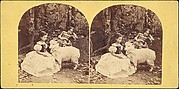 [Group of 31 Stereograph Views of Children With Animals]