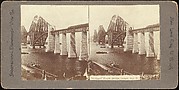 [Group of 7 Stereograph Views of the Forth Bridge, Queensferry, Scotland]