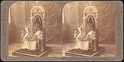 [Group of 12 Stereograph Views of Celebrities, Including Popes and Presidents]