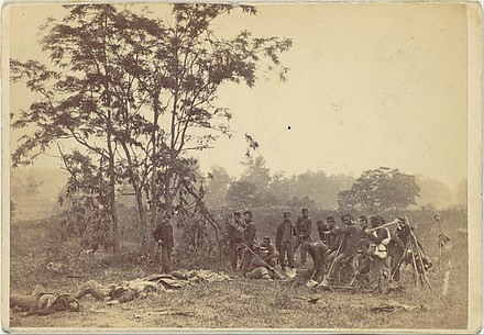 Burying the Dead on the Battlefield of Antietam, September 1862