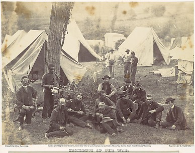 Group at Headquarters of the Army of the Potomac, Antietam, October 1862