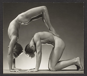 [Acrobats, Two Male Nudes]