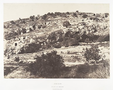 Jérusalem, Vallée de Hinnom, Ensemble du flanc droit