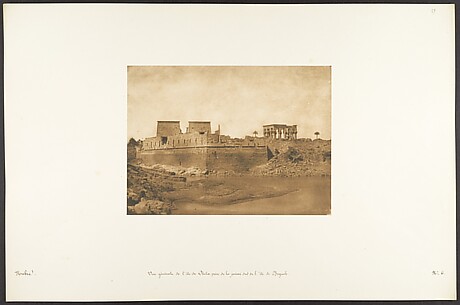 Vue générale de l'île de Philae, prise de la pointe Sud de l'île de Begueh