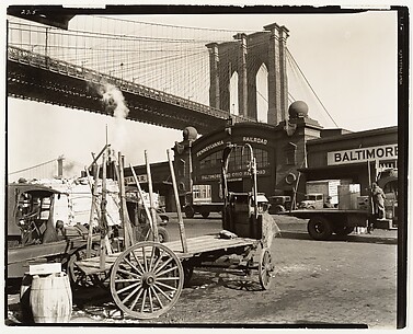 Brooklyn Bridge, With Pier 21, Pennsylvania R.R.