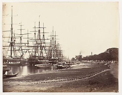 [Shipping Lying in the Hoogly River, Calcutta]