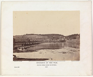 Pontoon Bridge Across the Potomac, Berlin, October 1862