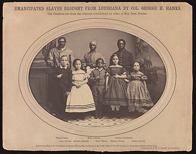 Emancipated Slaves Brought from Louisiana by Colonel George H. Banks