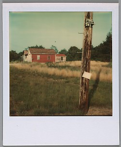 [Telephone Pole and Red Barn]
