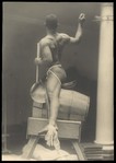 [Male Model Posed in Saddle for Anna Huntington's 