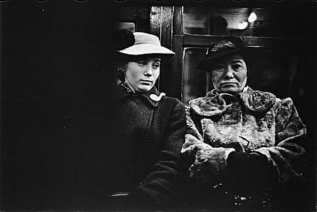 [Subway Passengers, New York City: Two Women on Times Square Shuttle]