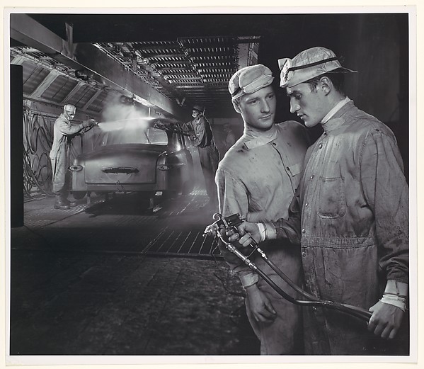 Ford of Canada. Canadian Automobile Plant. Paint Spraying Operation