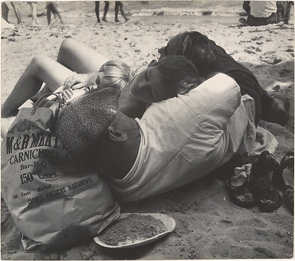 [Beach Scene: Family Napping In Shade, Coney Island, New York]