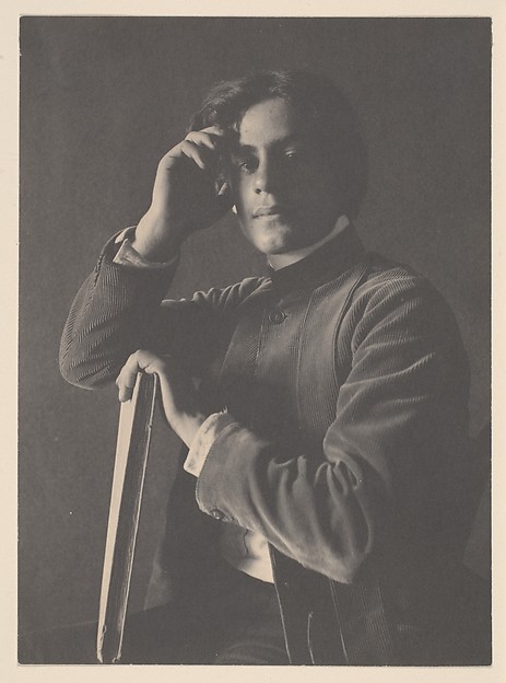 Kahlil Gibran with Book