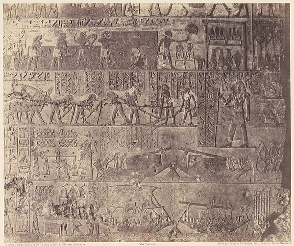 El-Kab (Éléthya), Architecture Hypogéenne - Tombeau de Phapé - Sculptures Pientes