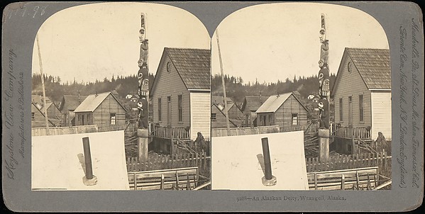 [Group of 42 Stereograph Views of Alaska Including the Gold Rush]