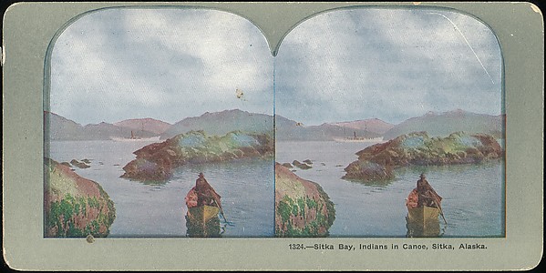 [Group of 42 Stereograph Views of Alaska Including the Gold Rush]