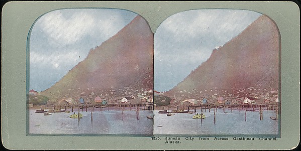 [Group of 42 Stereograph Views of Alaska Including the Gold Rush]