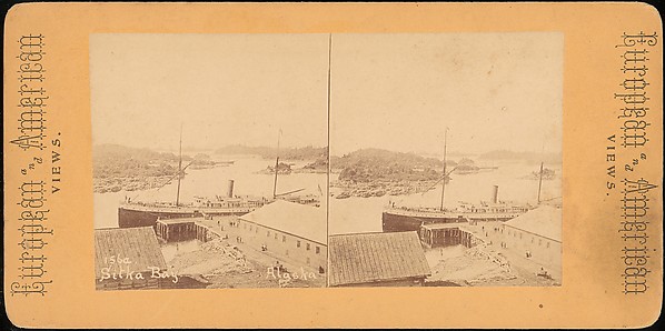 [Group of 42 Stereograph Views of Alaska Including the Gold Rush]