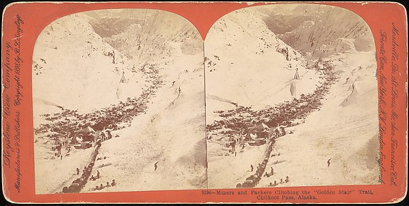 [Group of 42 Stereograph Views of Alaska Including the Gold Rush]