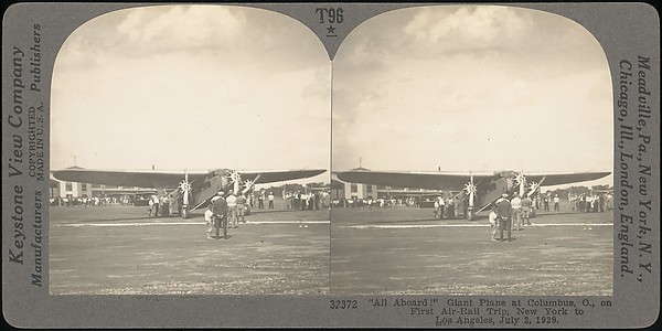 [Group of 3 Sterograph Views of Aviation, including the Wright Brothers]