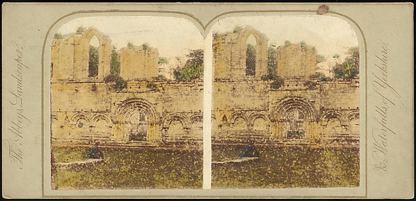 [Group of 16 Early Stereograph Views of British Abbeys]