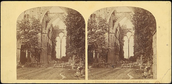 [Group of 16 Early Stereograph Views of British Abbeys]