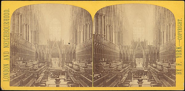 [Group of 16 Early Stereograph Views of British Abbeys]