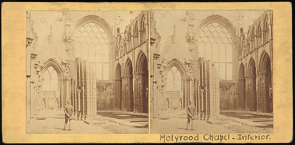 [Group of 10 Early Stereograph Views of British Chapels and Cloisters]