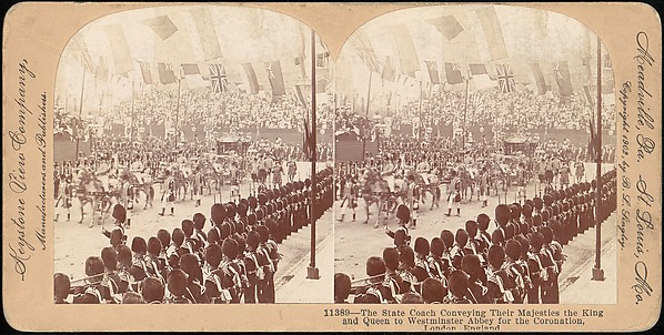 [Group of 4 Stereograph Views of the Coronation of Edward VII, London, England]