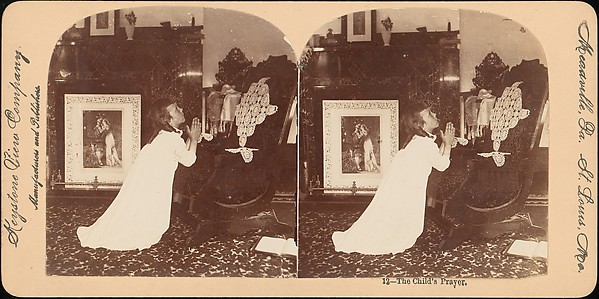 [Group of 28 Stereograph Views of Children]