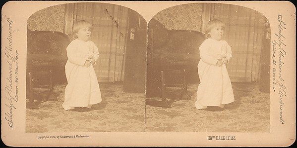 [Group of 28 Stereograph Views of Children]