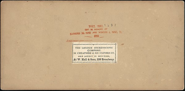 [Group of 42 Stereograph Views From the London Stereoscopic Company, 1860-1870, Many Hand-Colored to Illustrate Books]