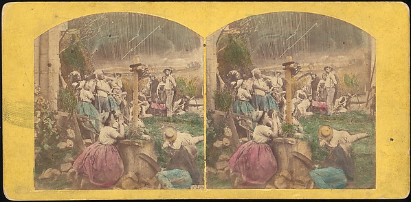 [Group of 42 Stereograph Views From the London Stereoscopic Company, 1860-1870, Many Hand-Colored to Illustrate Books]