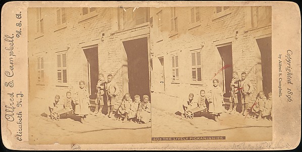 [Group of 71 Stereograph Views of African-Americans and Early Black American Culture, including Colloquial Black Humor]