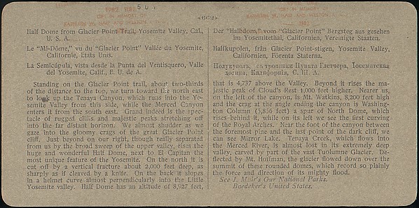 [Group of 100 Stereograph Views of California Nature and Landscapes With a Focus on Yosemite]