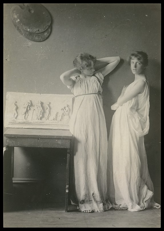 Two Pupils in Greek Dress